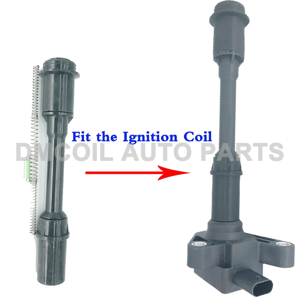 4 Pcs Ignition Coil Boots With Resistance Spring For Ford Fiesta VI Focus Galaxy Kuga Volvo 1.6T 2010-2020 BM5G-12A366-CA UF674