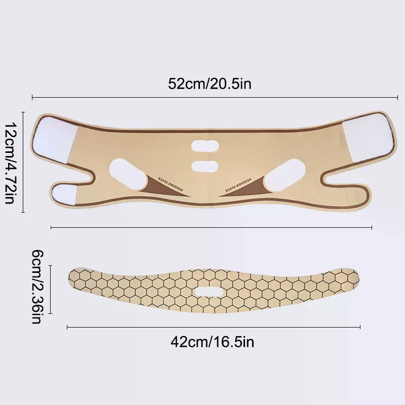 Chin Cheek Slimming Bandage V Shape Line Lifting Mask Elastic Polyester Face Mask Beauty Health Anti Wrinkle Strap Band Sleeping