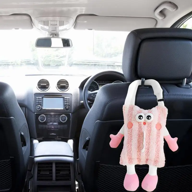 

Car Back Seat Tissue Box Auto Headrest Napkin Dispenser Cartoon Tissue Case Napkin Tissue Dispenser Holder Back Seat Napkin