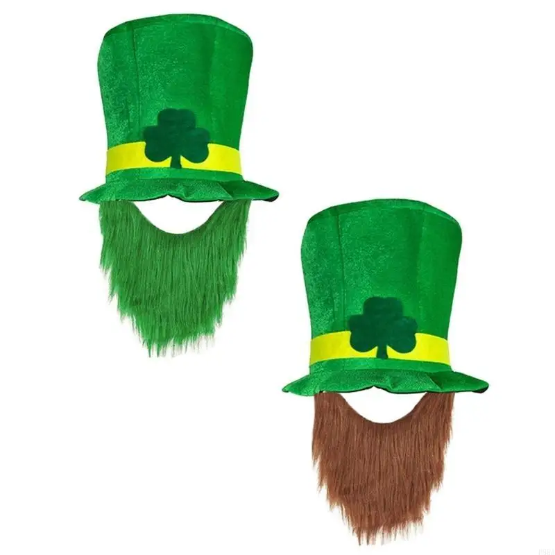 P88A قبعات الجني البرسيم عيد القديس باتريك ديكور حفلة احتفالية أداء المرحلة #2