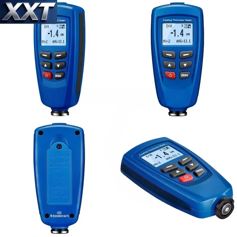 XXT DT-156 Coating Thickness Gauge Eddy Current Micron Measurement for Car Paint Tester Dy Film Thickness