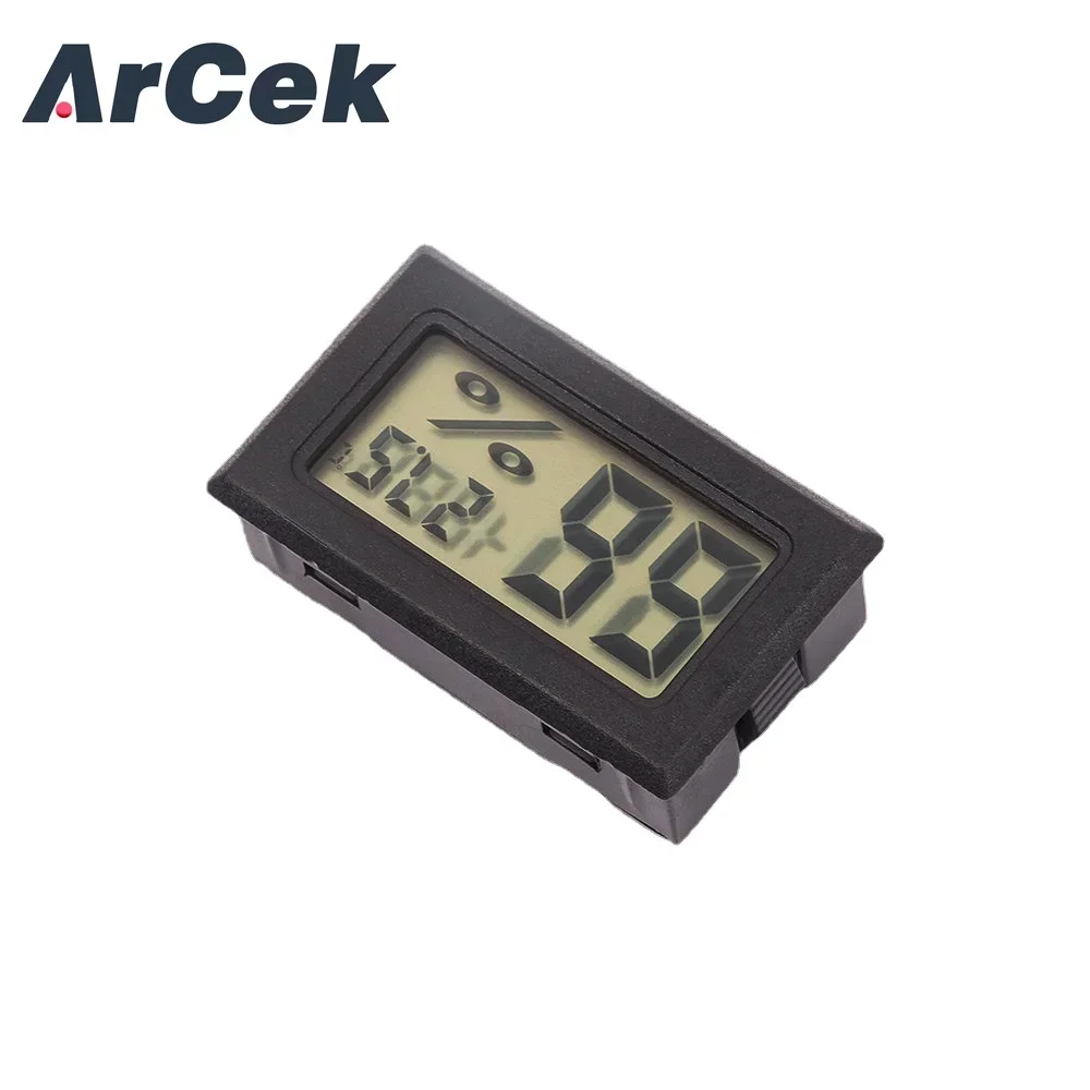 Mini Black Digital LCD Display Thermometer Hygrometer Temperature Indoor Convenient Temperature Sensor Humidity Meter Instrument