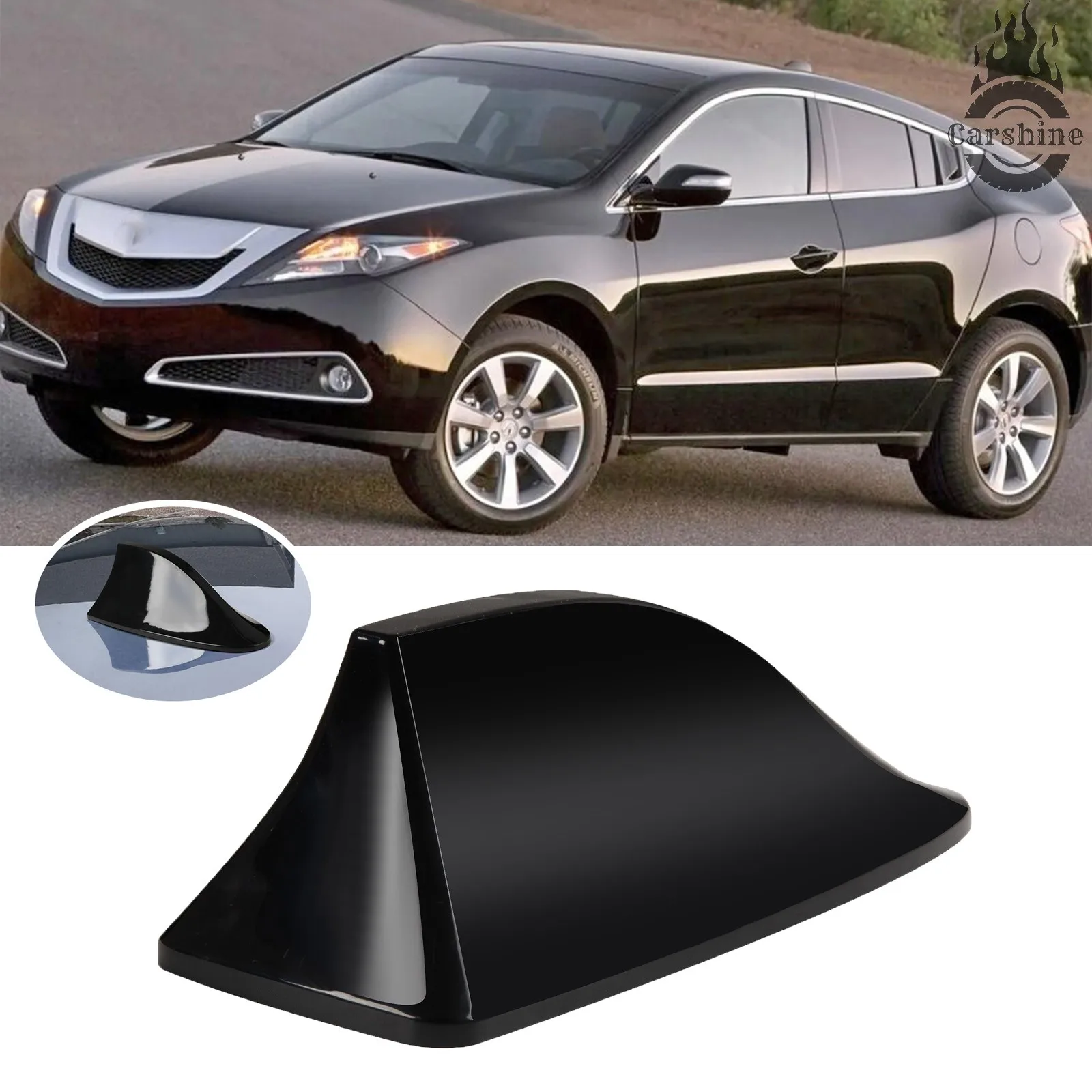 

For Acura SUV ZDX Fin Roof Antenna Cover Car Radio FM/AM Signal Aerial Decor US