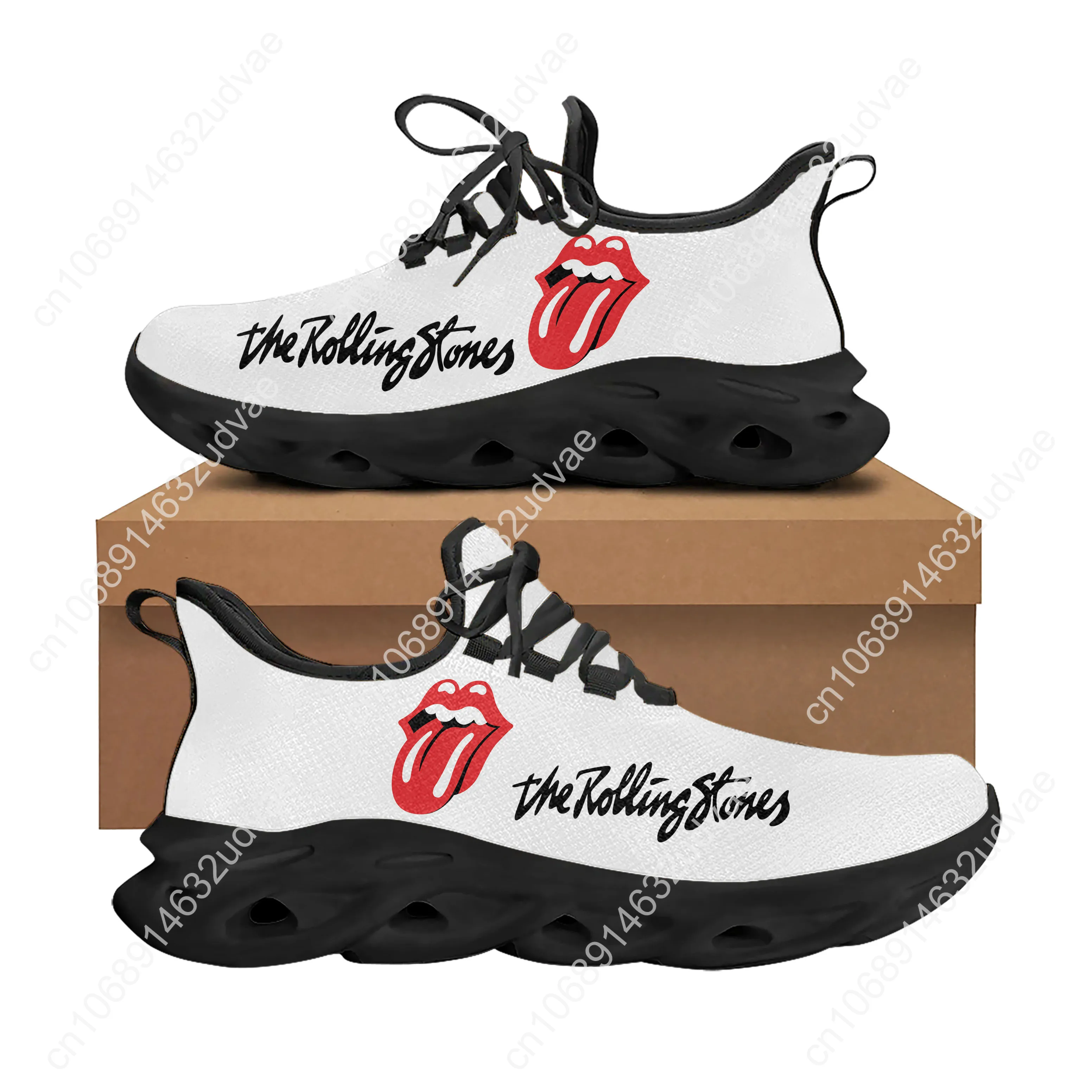 

T-The R-Rolling S-Stones Flats Sneakers Mens Womens Teenager Sports Running Shoes Cowboy Custom Lace Up Mesh Footwear