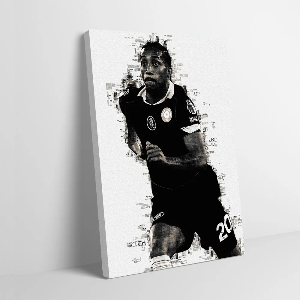 Joao Pedro Soccer Player Poster Customizable Printed Canvas Painting for Pictures Wall Art Gamer Decoration Home Decorations