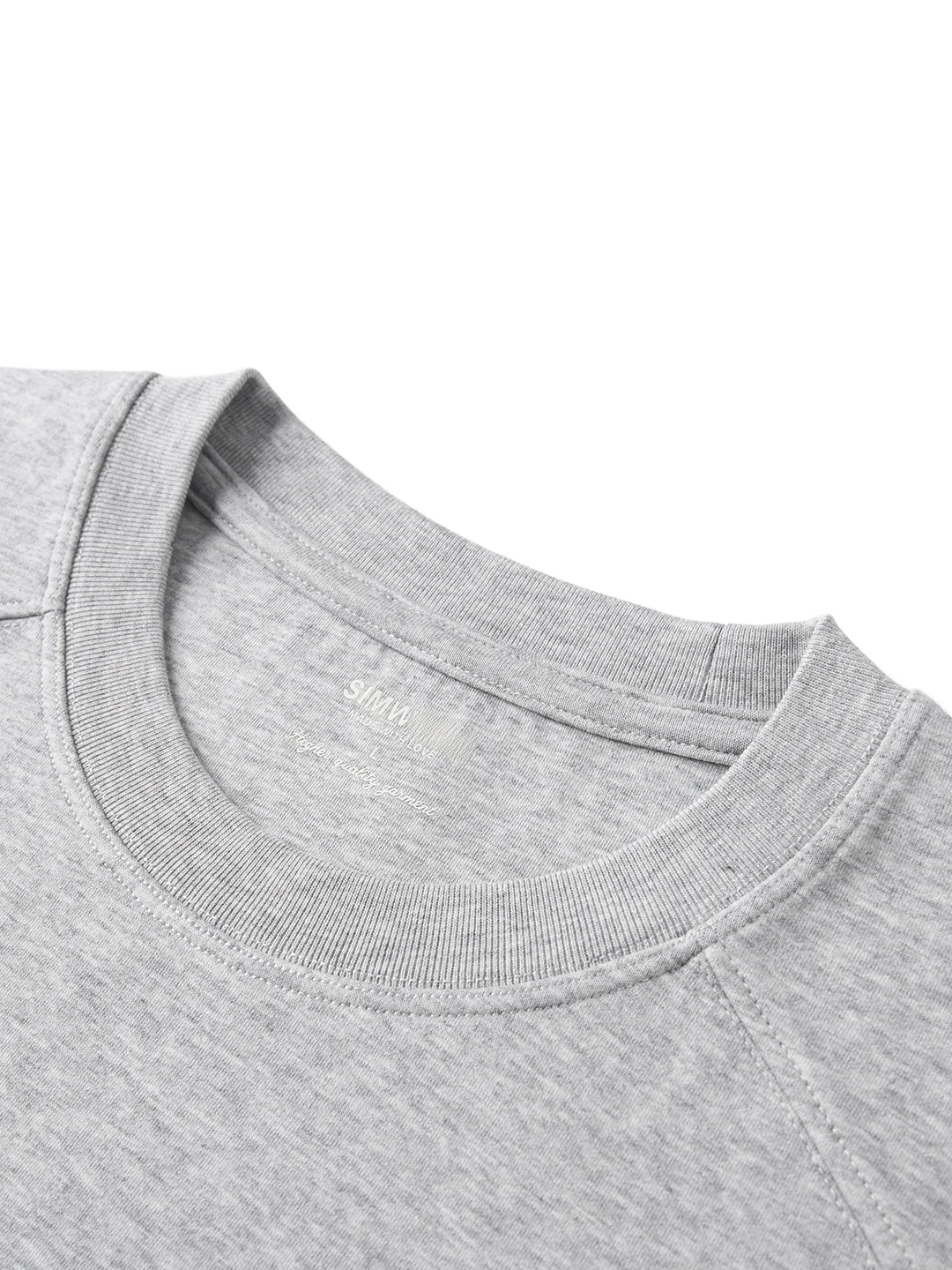 SIMWOOD Washed Cotton Short Sleeve T-Shirt Men's Casual round Neck Print Tee Short Wide Fit Summer Comfortable Breathable