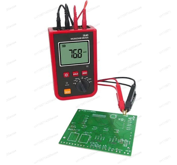ETCR3620 Portable Milliohmmeter 1.2A 20kΩ DC Low Value Resistance Tester Precision 4-wire Method AC/DC 2 Channel Detector