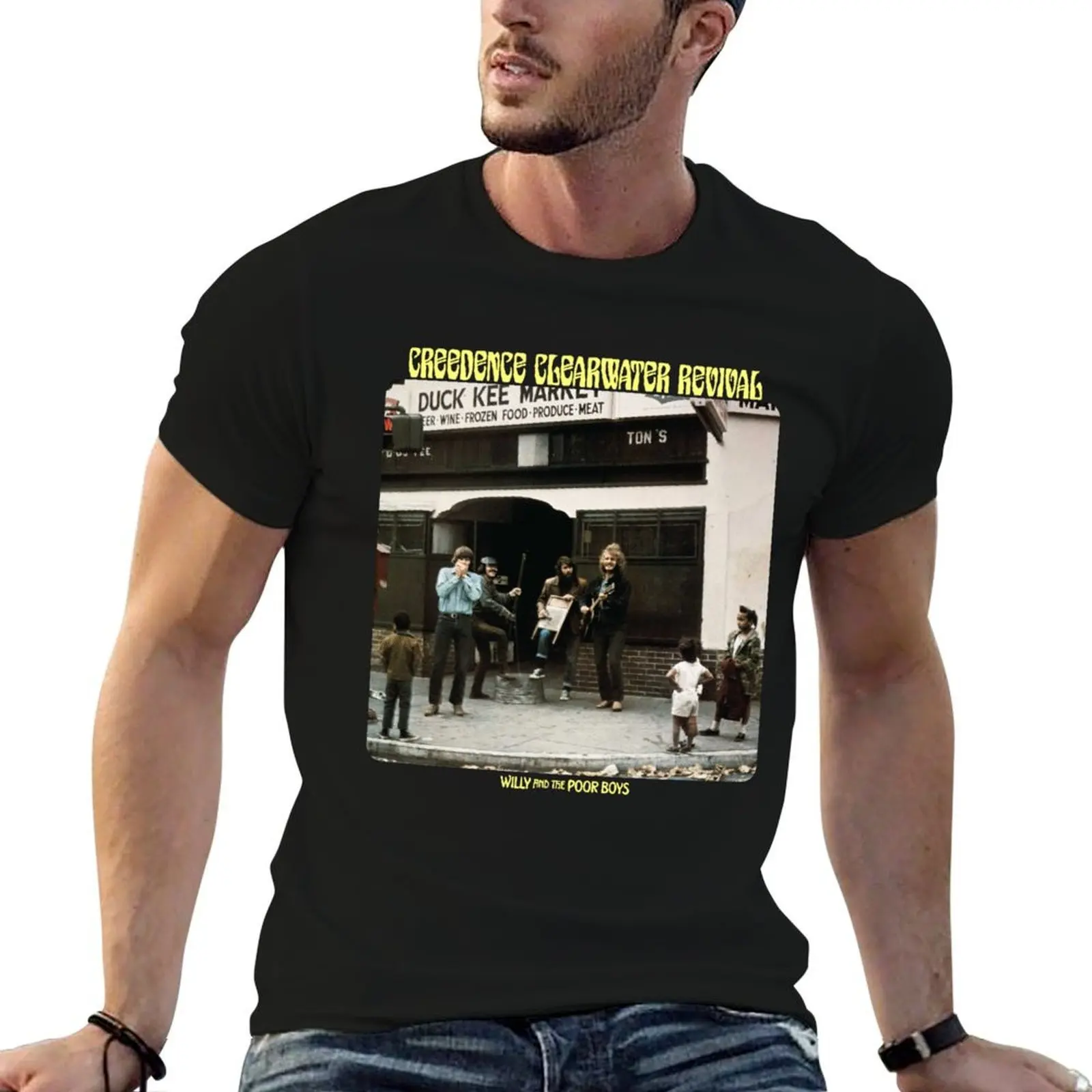 Creedence-Clearwater-Revival- T-Shirt croswit shirt man essential t shirt men t shirts