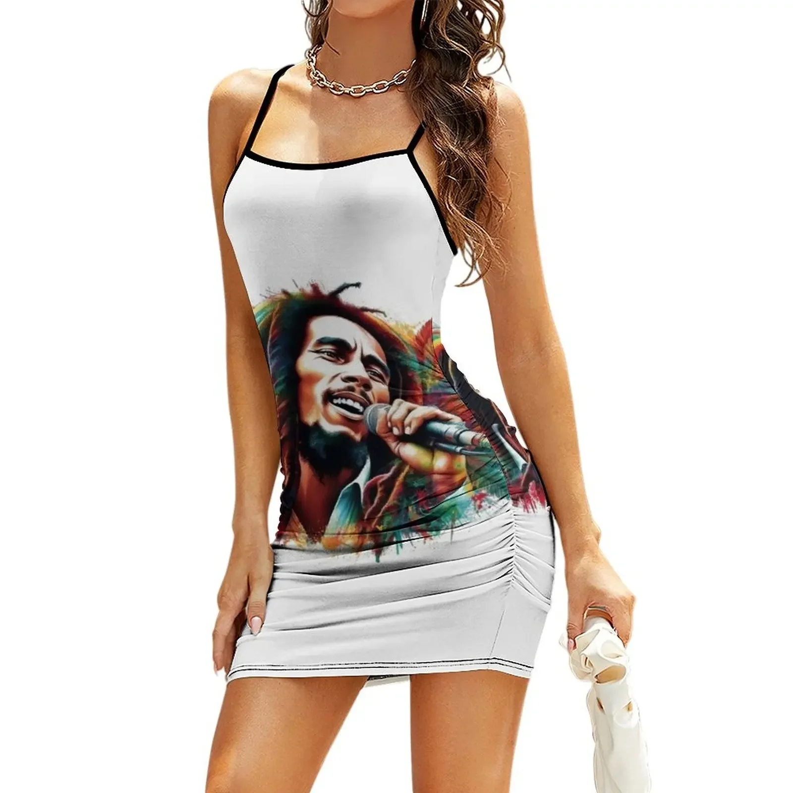 

BOB MARLEY ONE LOVE Sling Dress Dress women prom dresses womens clothing ladies dresses for women 2026 Dress