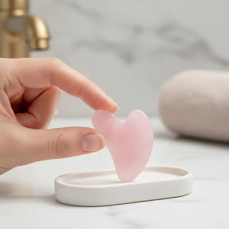 

Makeup Remover Spa Headband And Guasha Board Set 3pcs Non Slip Hair Towel Bands For Facial Cleansing Routine