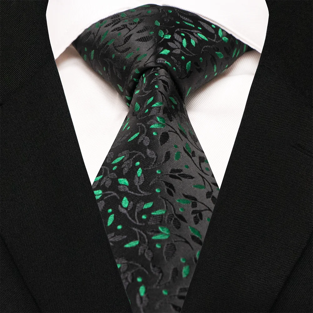 EASTEPIC 8 cm elegante gestreifte Krawatten für Herren, Herren-Accessoire, karierte Krawatte, Paisley-Krawatte, Blumenmuster, für formelle Anlässe, Hochzeitsgeschenk – Detail 5