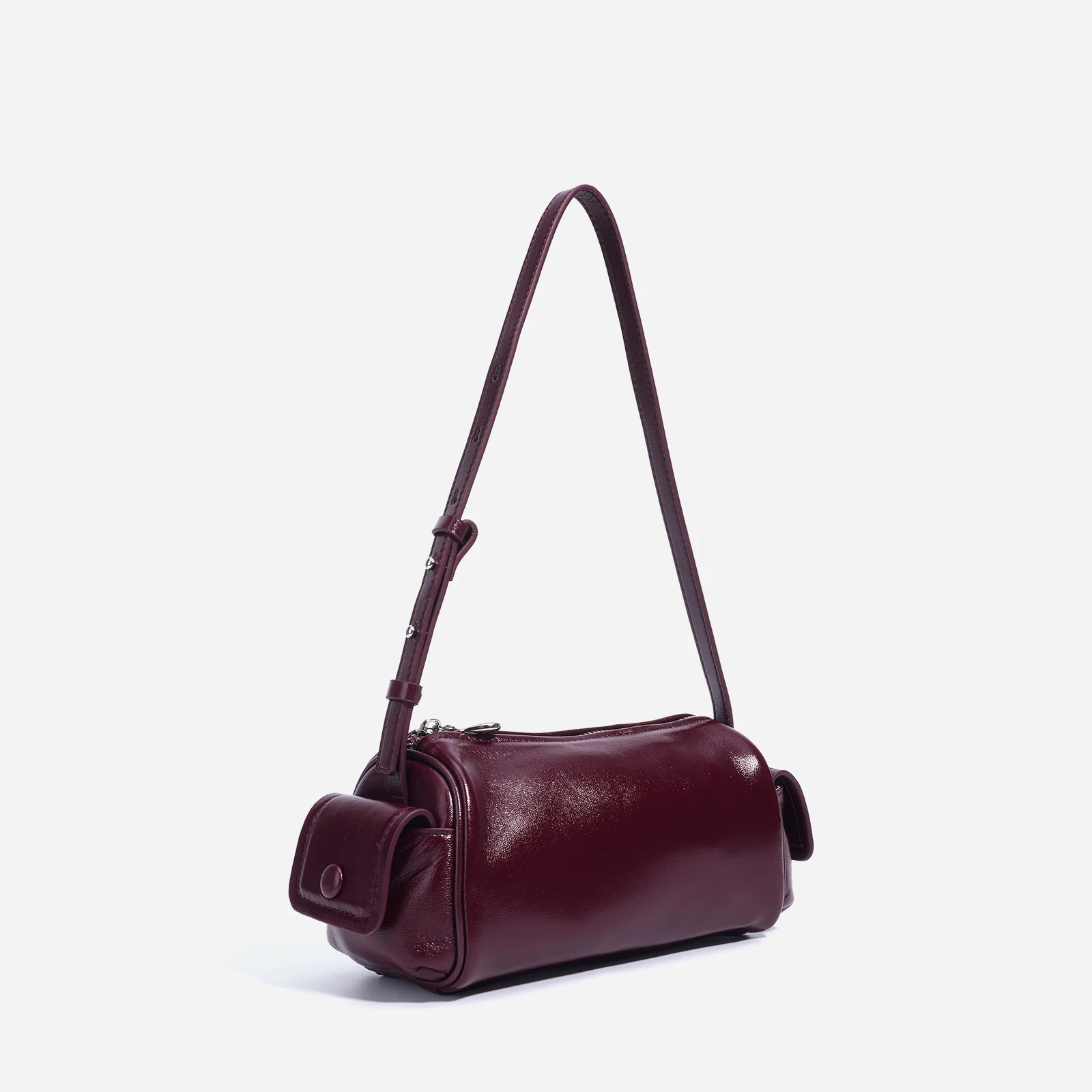

2025 New Niche Design Lambskin Pen-Style Rectangular Mini Box Bag Women's Genuine Leather Premium Underarm Tote Essentials
