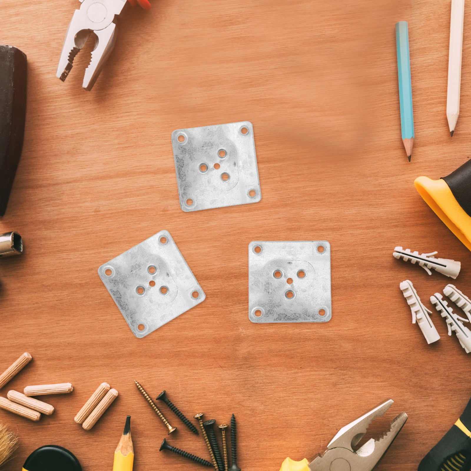 

5Pcs Table Leg Brackets Furniture Feet Connector Iron Material Durable Easy Installation Table Leg Brackets Furniture Connectors