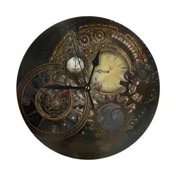 Steampunk S Wall Clock Room Decoration Clock Must-have Ornament Round