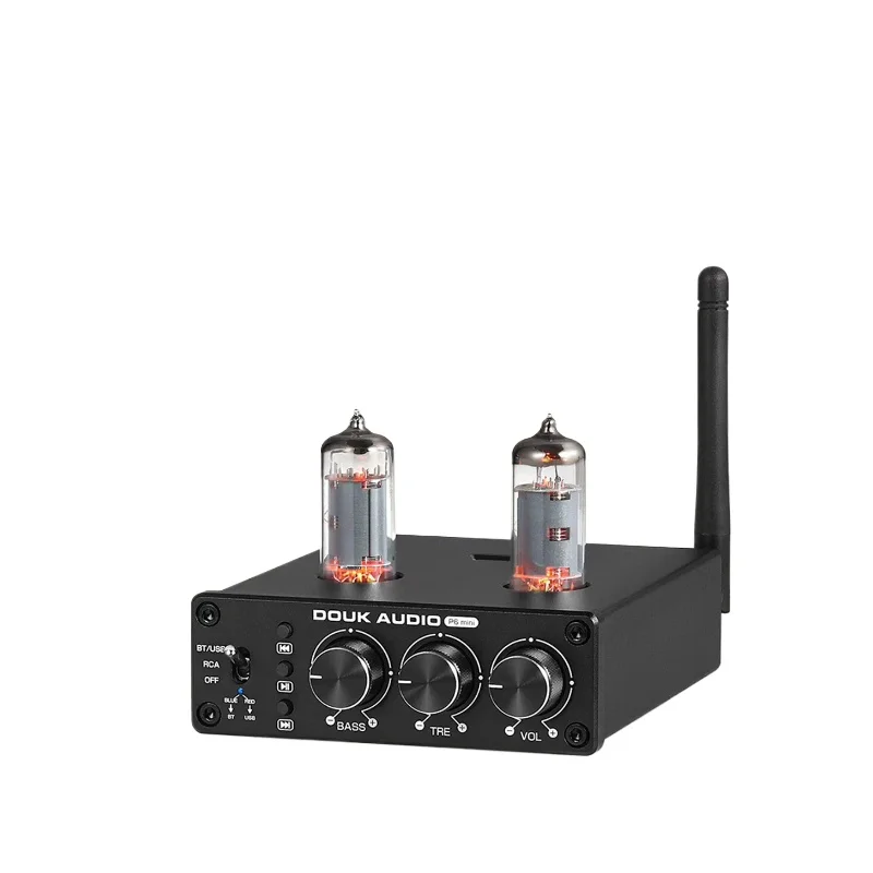 P6 mini bluetooth 5.0 digital tube preamp stereo preamplifier usb drive play