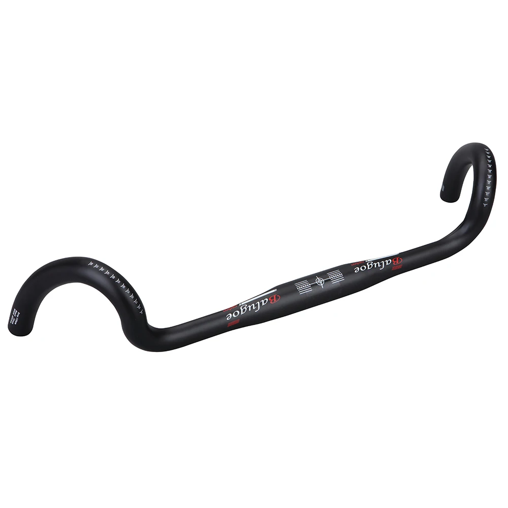2022 New Balugoe Carbon Fiber Gravel Road Bicycle Handlebars Mountain Bike Handlebar Big Flare Bar 400mm 420mm 440mm  30 Degrees