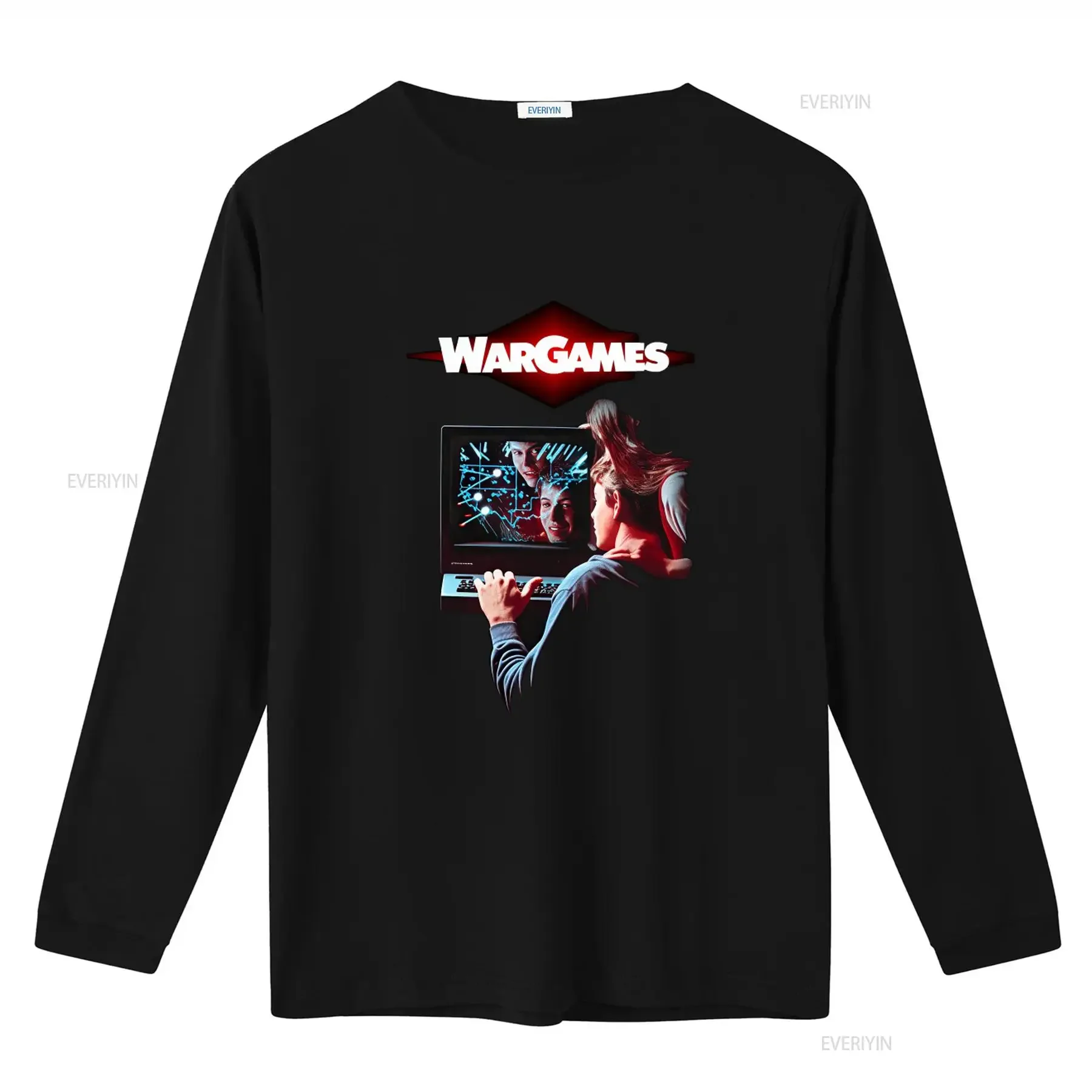 WarGames Cult Movie T Shirt Retro Gaming Design Available in All Sizes Brand New vintage Washed graphic homme streetwear