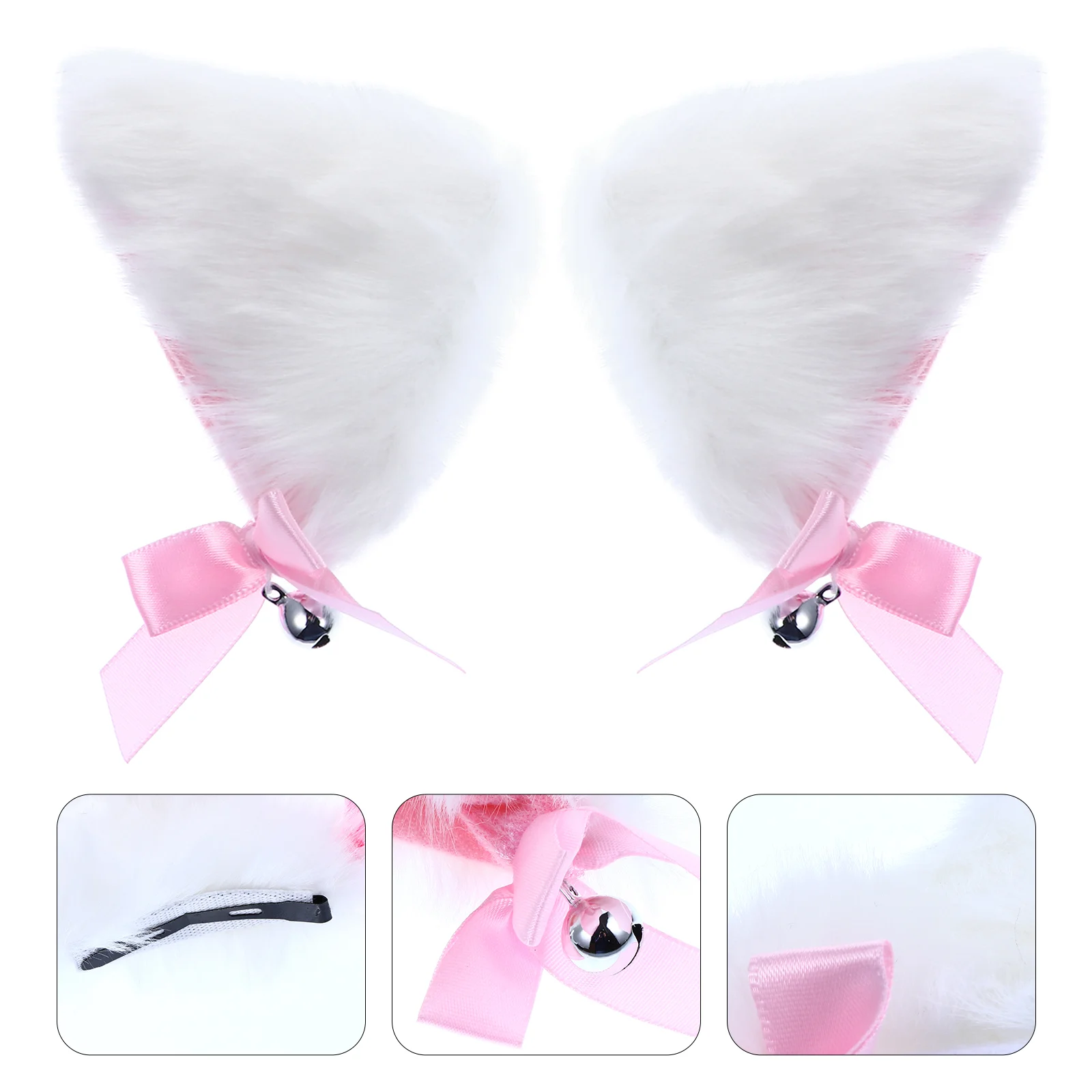 

Cat Ears Hairpin Party Clamp Halloween Clip Lovely Accessories Plush Ears Costume Adds Fun Birthday Christmas Festival