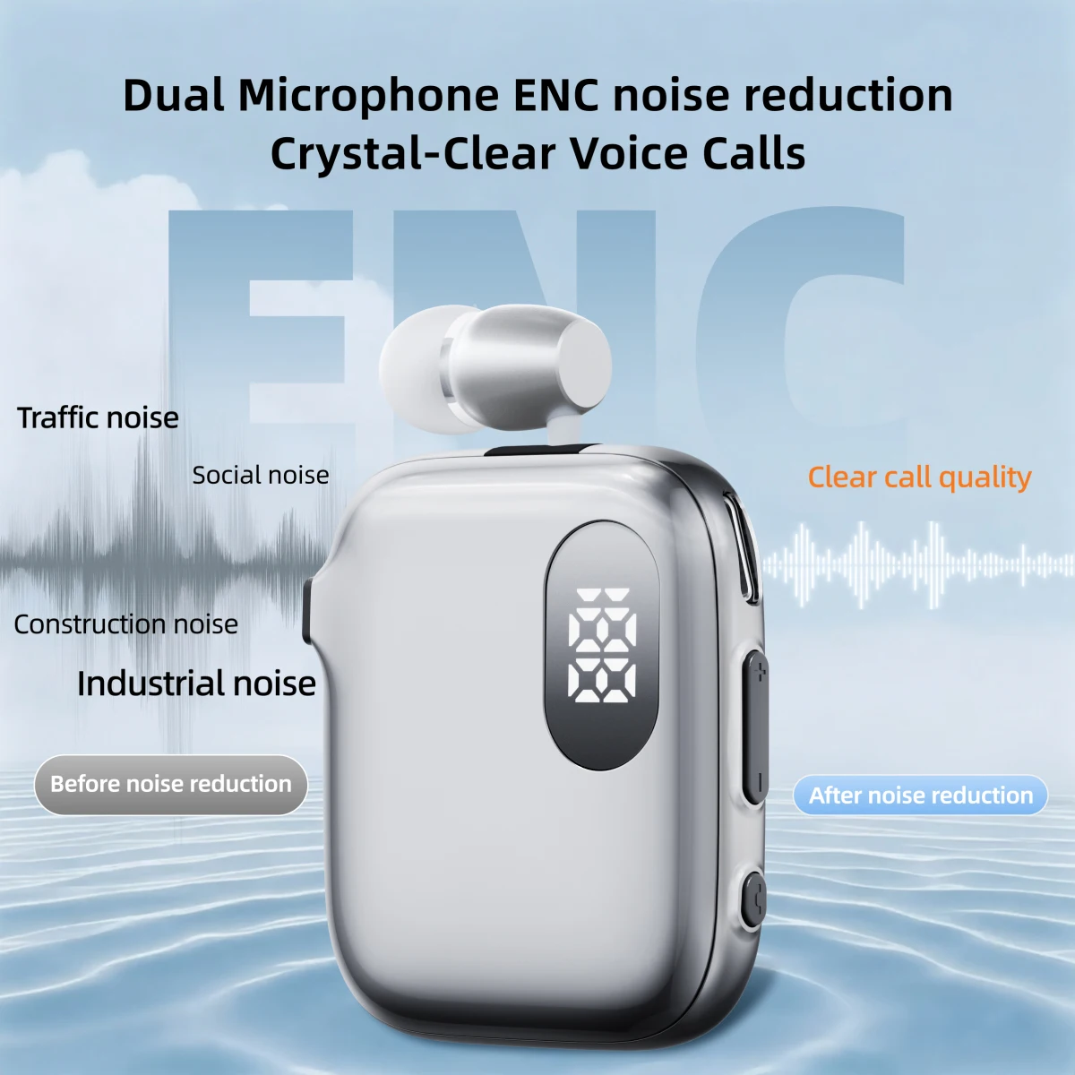 ラペルクリップ Bluetooth ヘッドセット ENC ノ - Sleep Mask Headphones Bluetooth のレビューと価格