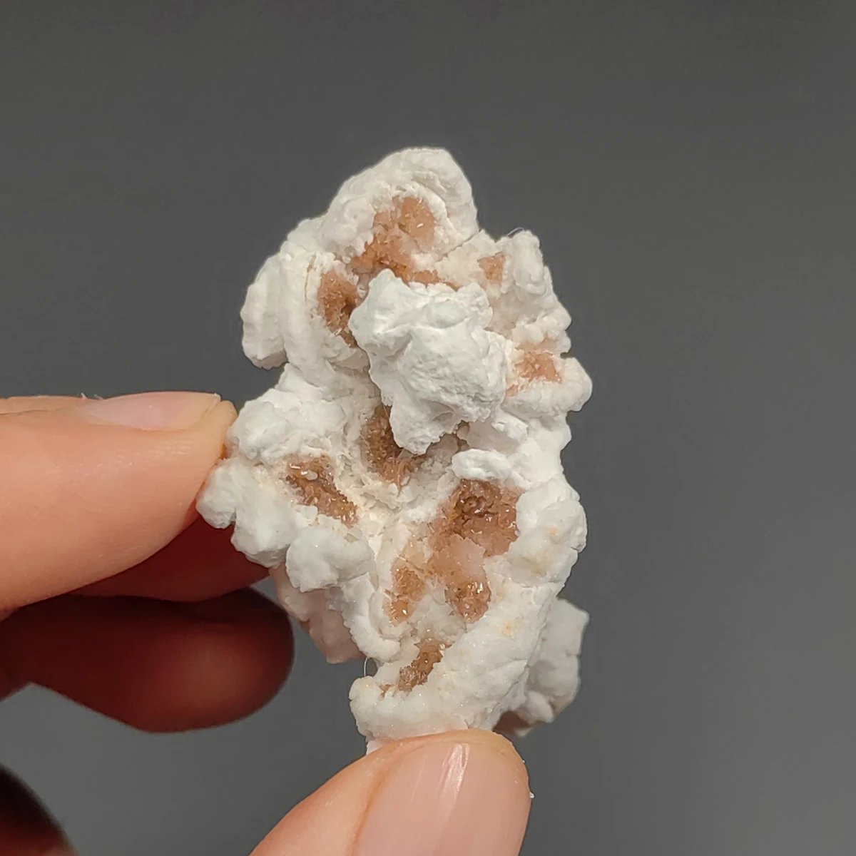

C3-2A 100% Natural Creedite Clusters Popcorn Gypsum Stones and crystals From Guizhou China