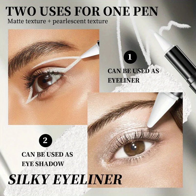 Waterproof long-lasting eyeliner cream matte pearlescent quick-drying eyeliner rich eyeliner eye makeup
