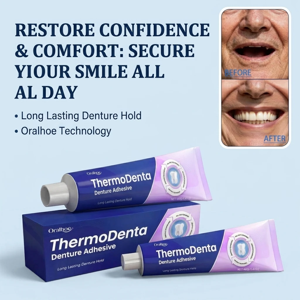 Professional Dentures Glue Strong Adhesion Denture Fixing Adhesive Cream Complete Dentistry Products Materials for Dental Care