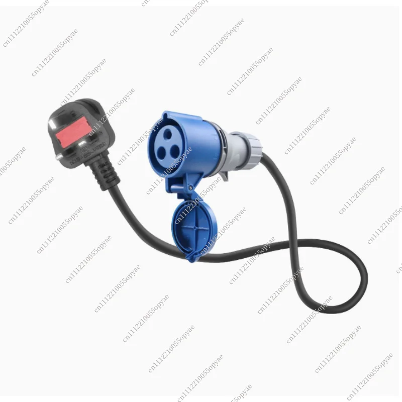 British UK Power Plug to Blue CEE32A Plug Adapter Cable ST E295UK Multi Country Power Plug Converter Extension Cord
