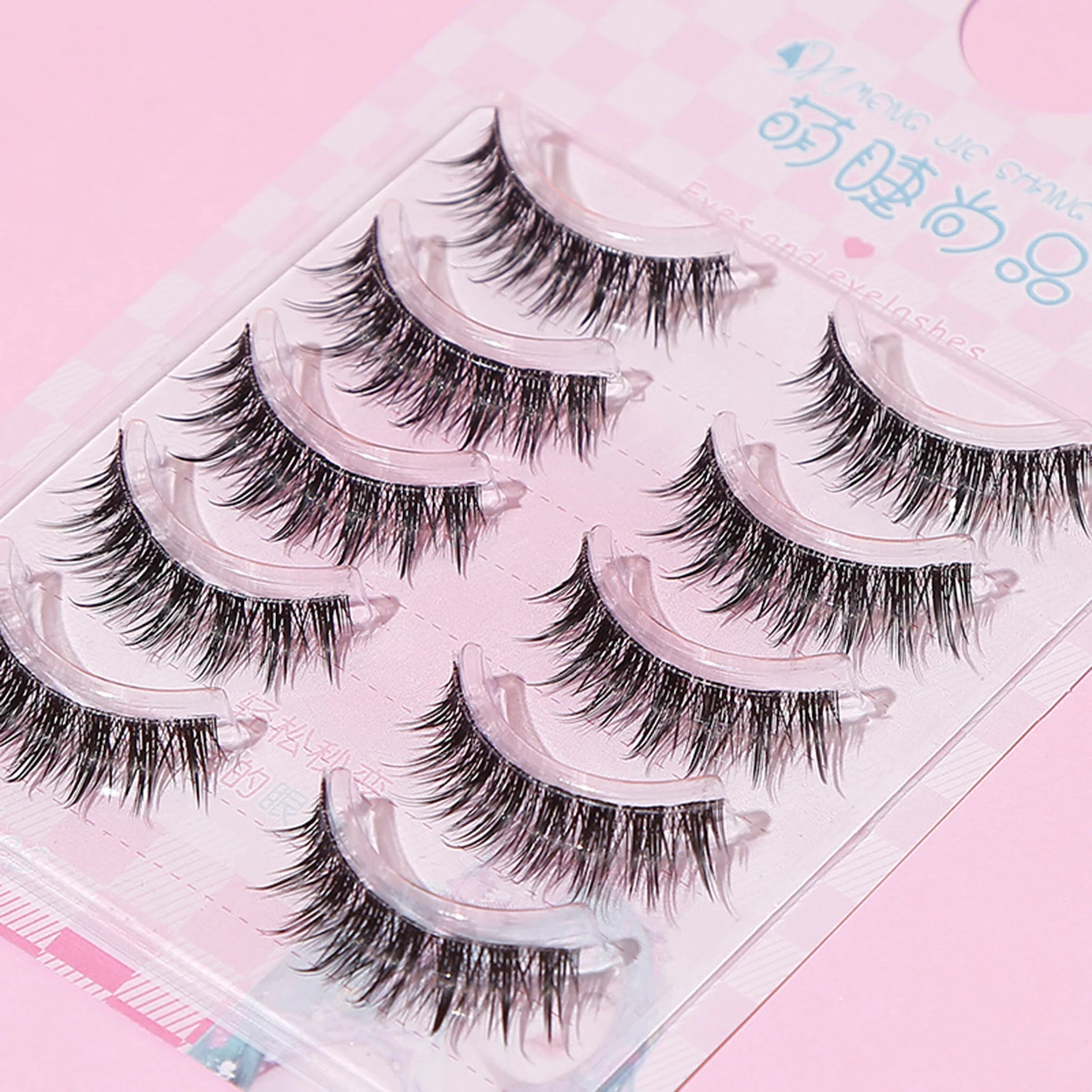 Manga Stijl Cat Eye Valse Wimpers volledige strips Natuurlijke Piekerige Dramatische Volume Lange Wimpers Voor Vrouwen Meisjes Party Make-up