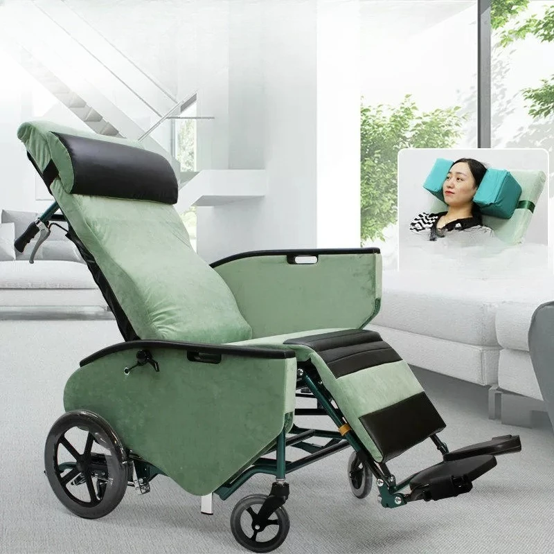Wheelchair FR-31TR High backrest semi-reclining wheelchair the elderly home paralysis care wheelchair