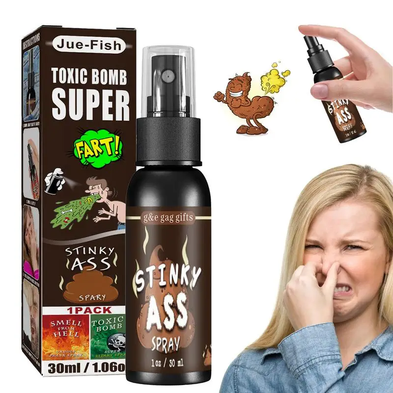 Liquid Fart Gag Prank Toy Extra Strong Stink Spray Hilarious Gag Gifts For Kids Prank Poop Stuff Non Toxic Smells Really Bad