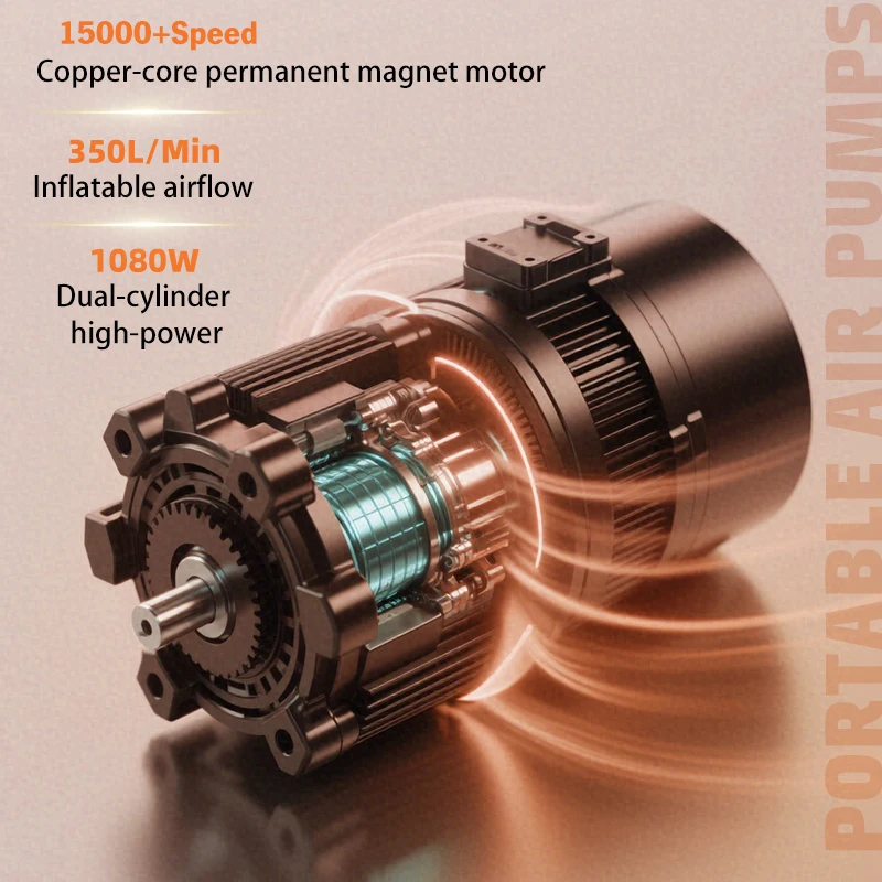 Suv 4x4 Vehicle Max 150psi Truck Tires Heavy Duty 12v Portable Inflator Offroad Air Compressor Automatic Digital Tire Inflator