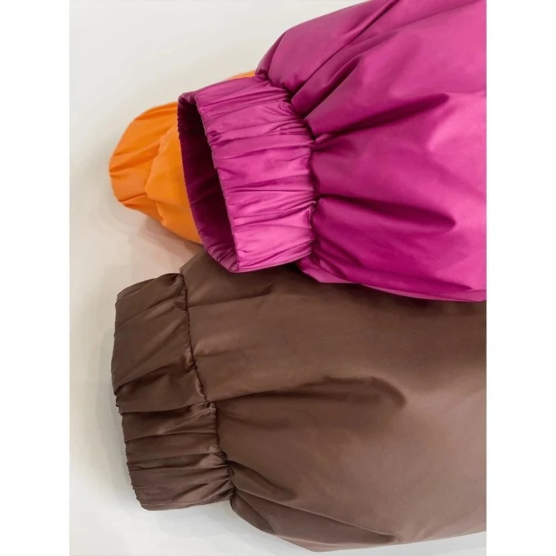 Women  Thin and Tall Hooded Small Bread Clothes Winter Beauty Fashion White Duck Down Direct Sales Fashion Short Down Jacket