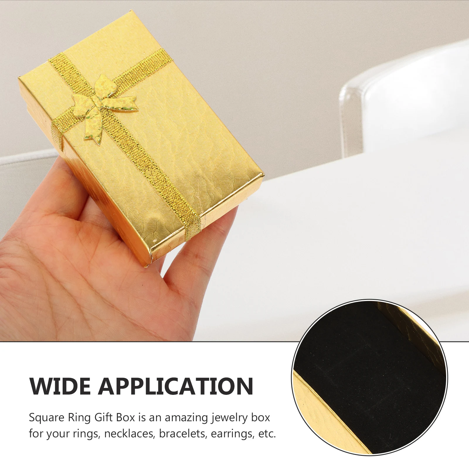 24 قطعة صناديق تخزين المجوهرات المحمولة منظم المجوهرات الحال بالنسبة للخواتم والأقراط والقلائد حاوية تخزين السفر #5