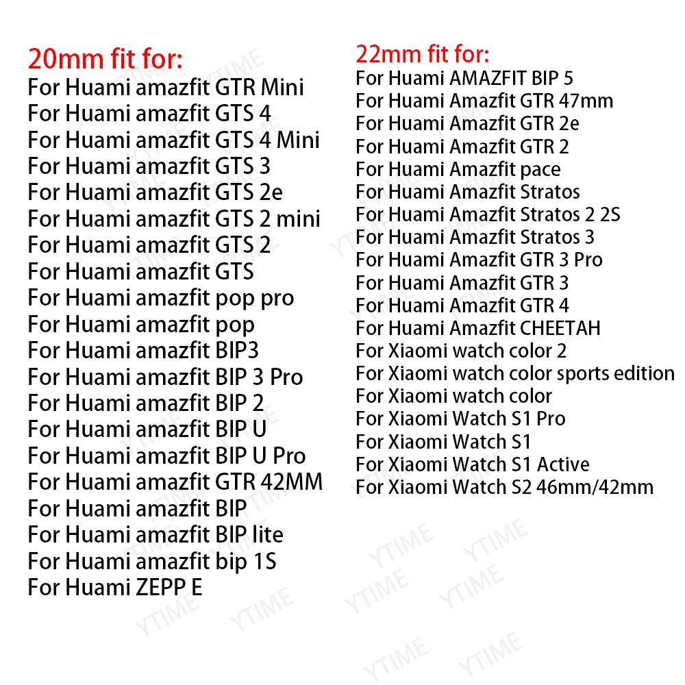 Amazfit用レザーウォッチバンド,bip,gts,gtr3 pro,gtr 47mm, 42mm, 4mm,3 a,2,2e,stratos,mini,stros,20mm, 22mm