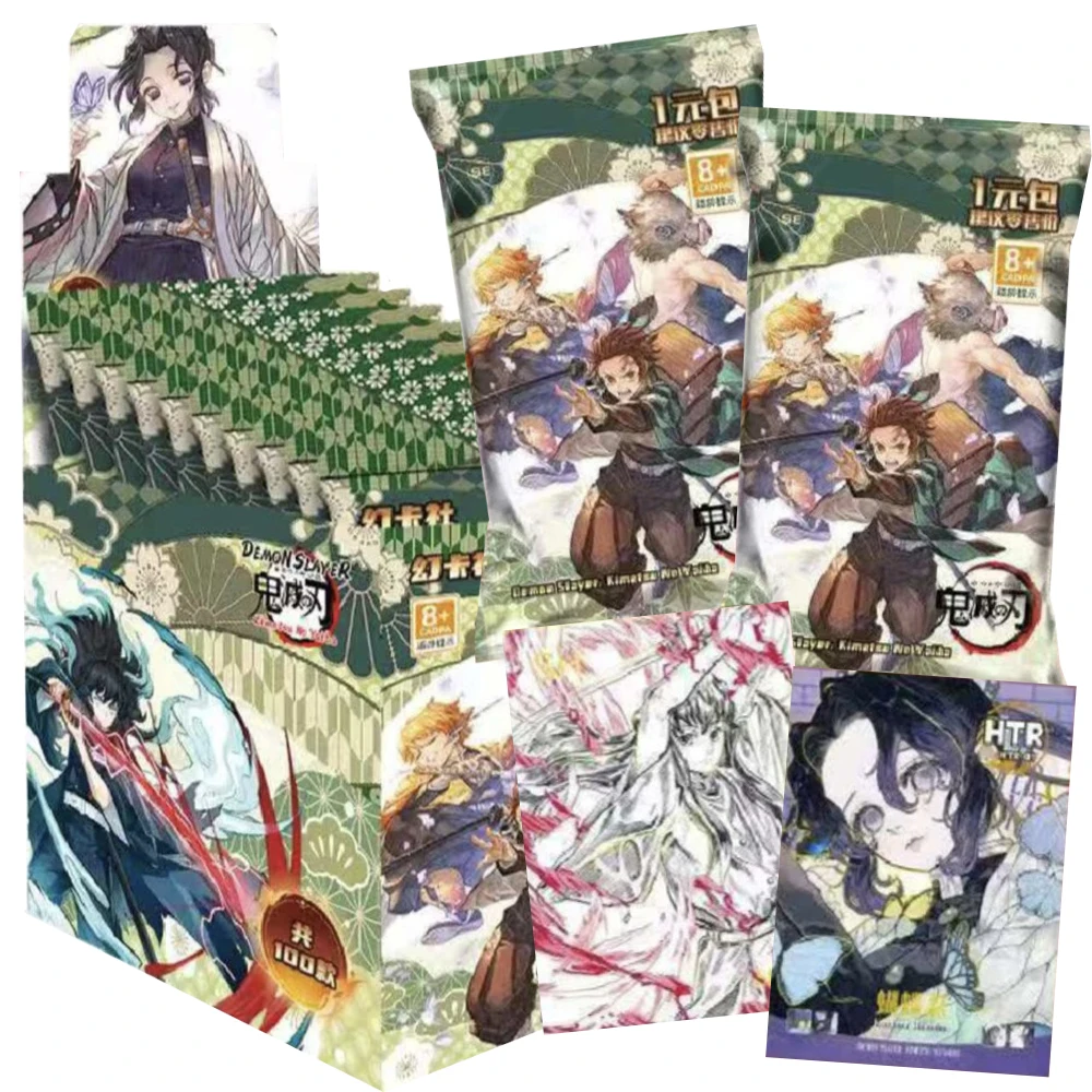 

Demon Slayer Collection Cards Tomioka Giyuu Kochou Shinobu Personality Charm Character Anime Peripheral Cards Children Toy Gift