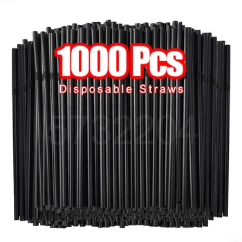 50-1000Pcs 마시는 밀짚 여러 가지 빛깔의 Rietjes 주방 음료 빨대 칵테일 Rietjes 웨딩 파티 빨대 액세서리