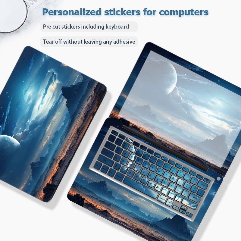 

Starry Sky Series Computer Skin, Vinyl Laptop Stickers "10" "12" 13 "14" 15 "17" Suitable for MacBook/acer/hp/Lenovo/Asus, etc