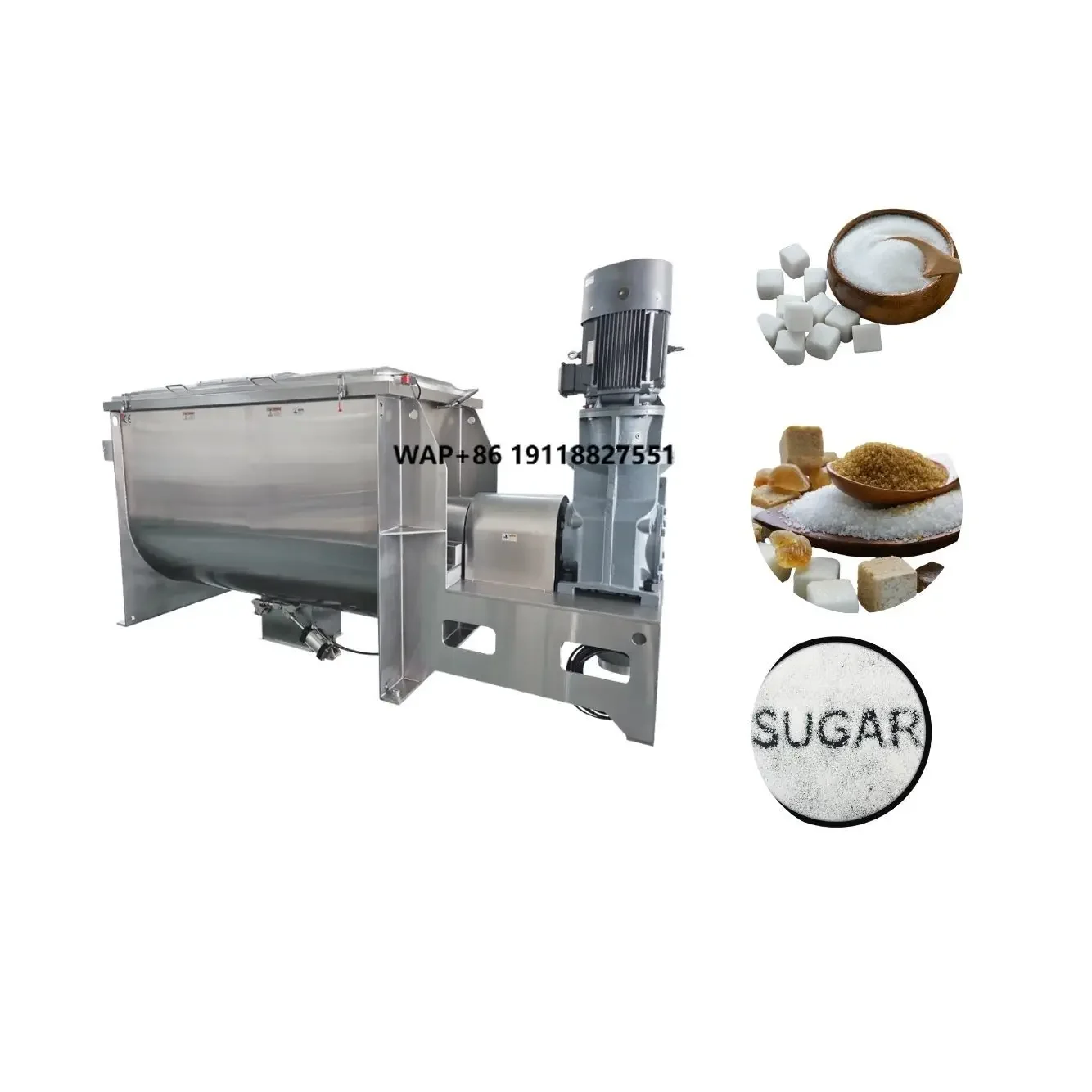 

Stainless Steel Paddle Mixer for Cake Chocolate Sugar Mixer Baking Powder Sesame Powder Mixing Machine