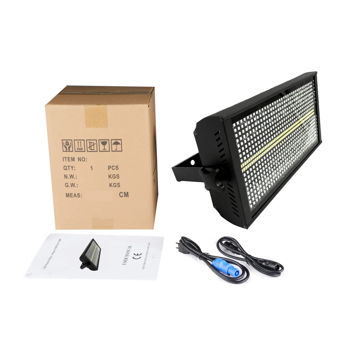 Luce stroboscopica da 200 W LED RGBW 4in1 Partizione DJ DMX Super Bright Dj Wash Bar Strobe Effetti di illuminazione scenica