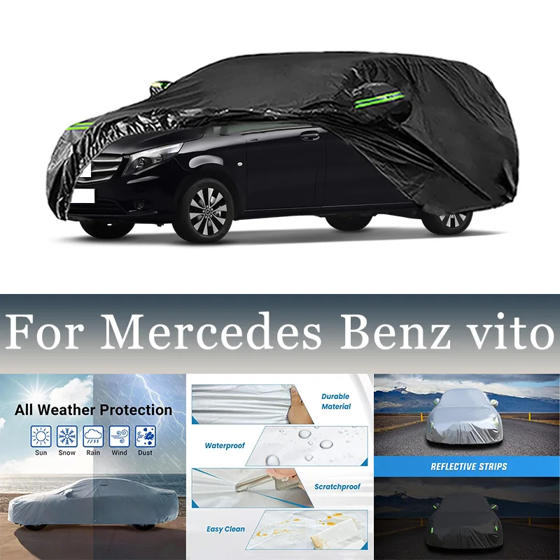 

Car Cover Custom Fit For Mercedes Benz vito Waterproof All Weather for Automobiles Full Exterior Cover Sun Rain Snow Protector