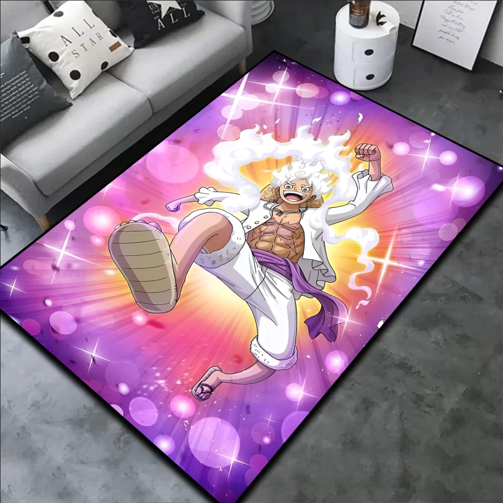 พรมลายการ์ตูนอนิเมะวันพีซ ลูฟี่ ฟิกเกอร์ยอดนิยม สไตล์นิกะ โบอา แฮนค็อก พรมการ์ตูนสั่งทำ พรมปูพื้นทำมือ สำหรับตกแต่งบ้าน