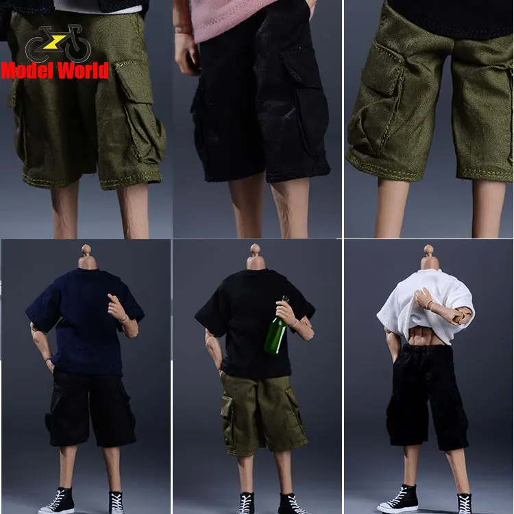 

New 1/12 Scale male dolls clothing short pants shorts fit 6'' action figure body model
