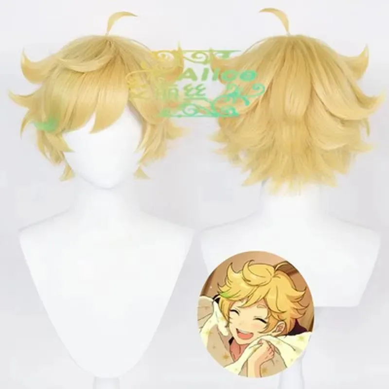 

ff34Anime Ensemble Stars ES Tsukinaga Leo Sena Izumi Kagehira Mika Harukawa Sora Shino Hajime Amagi Hiiro Cosplay + Wig Cap
