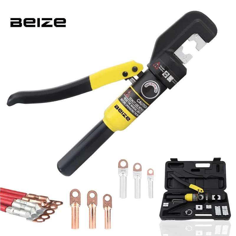 Hydraulic Crimping Tool Cable Lug Crimper Plier Hydraulic Compression Tool YQK-70 Range 4-70mm² Pressure 6T