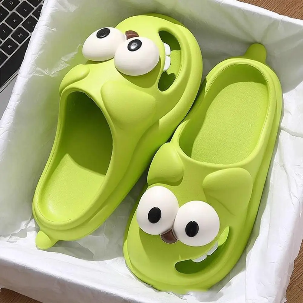 2024 New Hole Shoes For Outdoor Wear Closed-Toe Slippers Women\'s Cute Cartoon Sandals Home Non-Slip Summer Indoor Women\'s Summer