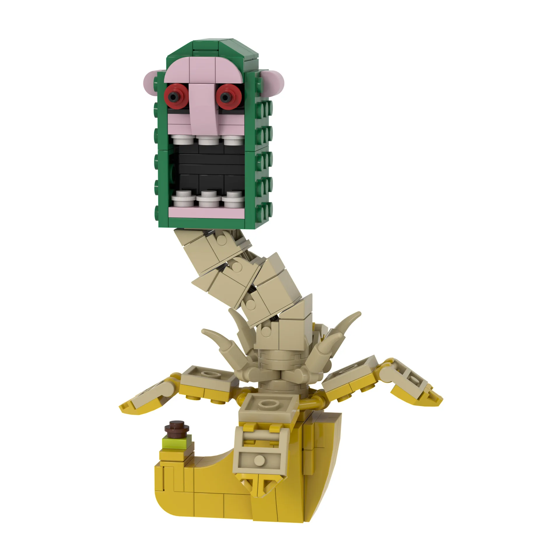 Blocs de construction Tralalero Tralala, nouvelle mise à niveau de Mutation, ornement de cerveau italien TTung Tung Sahur, figurines d'action, jouet de poupée