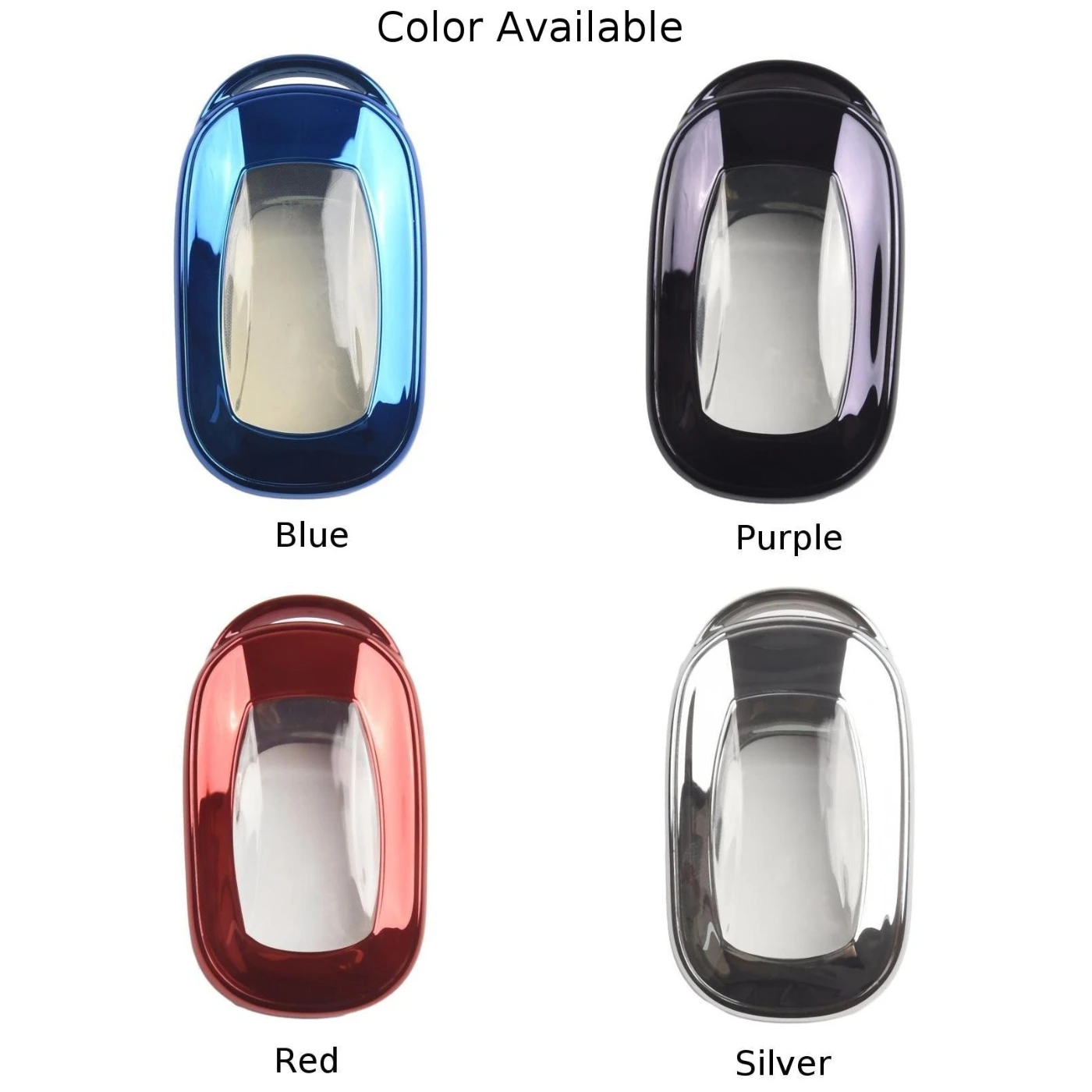 غطاء حافظة فوب ملحقات السيارة غطاء مفتاح السيارة حافظة مفاتيح جديدة عملية فضية/أحمر/أرجواني/أزرق مقاومة للاهتراء لـ ACCORD #5