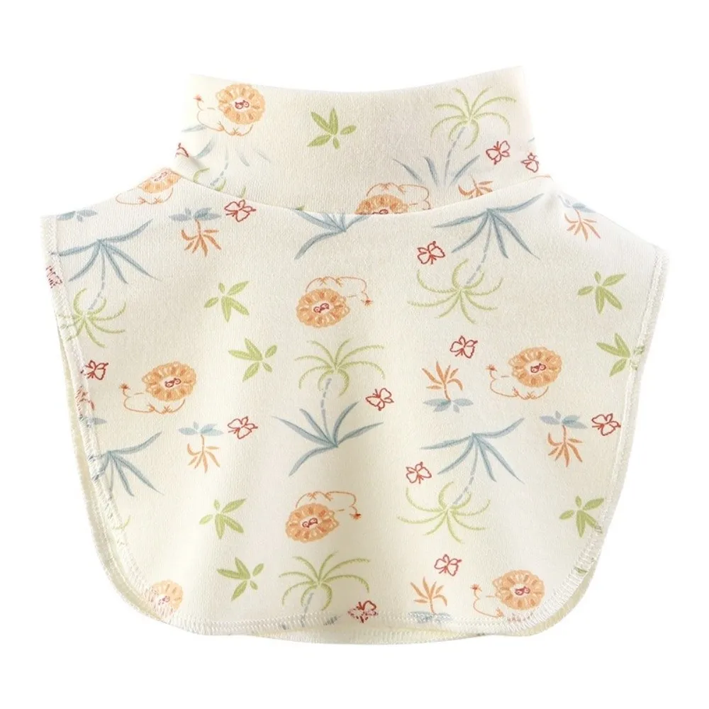 New Modal Cotton Fake Collar Top Detachable Solid Color Toddler Neck Warmer Warm Half Top Mock Neck Cover For Boys Girls