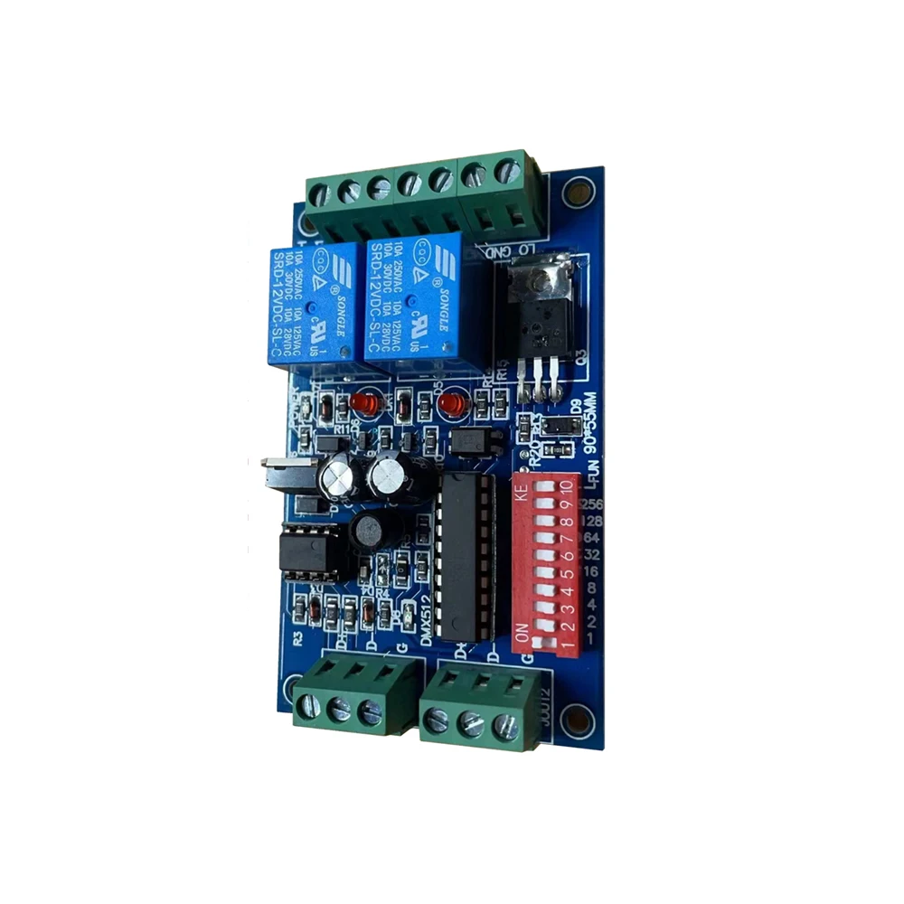 Imagem -03 - Forward And Reverse Motor Velocidade Controller Regulador de Velocidade com Função Limite Dc6v36v Dmx512 Ajustável