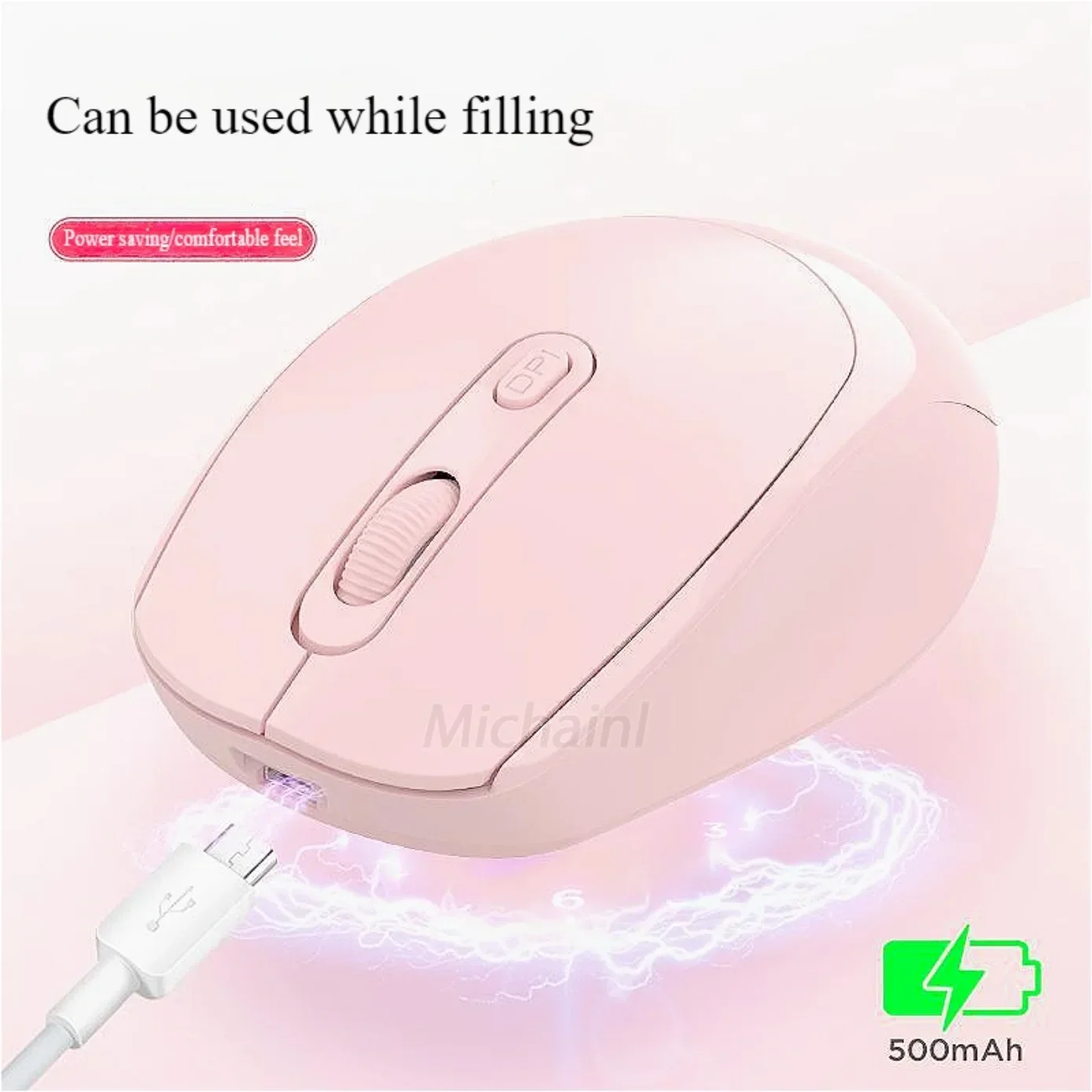 MINGCVIL Drahtlose Maus RGB Wiederaufladbare Bluetooth Mäuse Drahtlose Computer Ergonomische Gaming Maus für Laptop PC einstellbare DPI